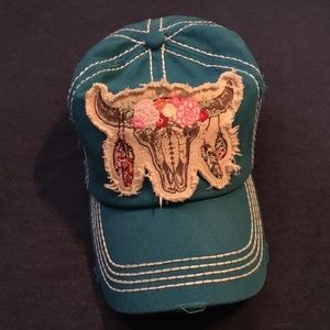 Floral steer cap